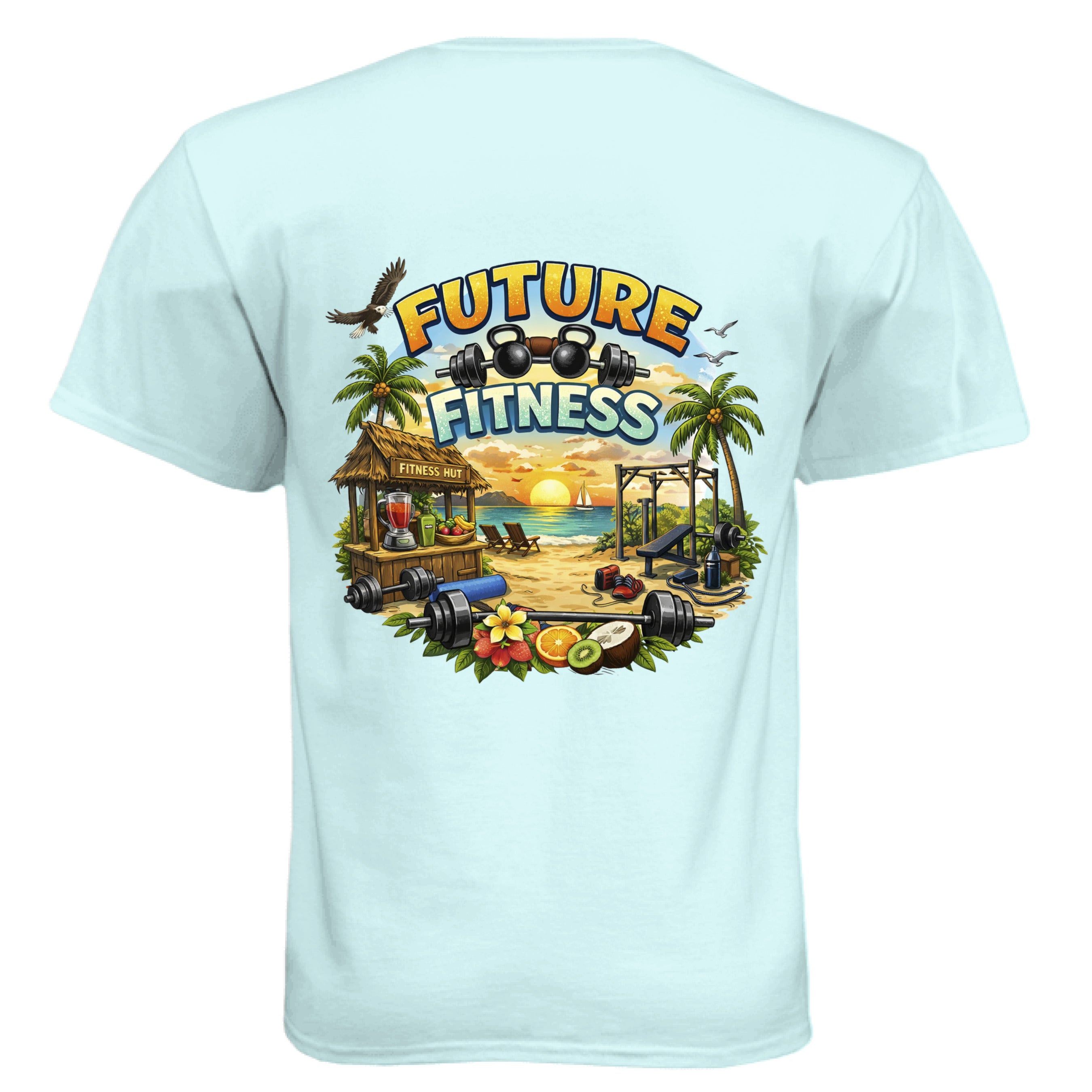 Ice Blue - BACK